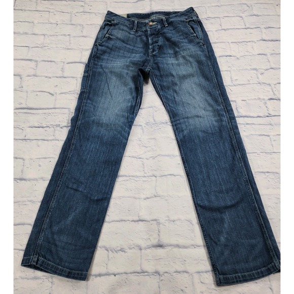 Abercrombie Fitch Jeans MENS 30X32 Carpenter Button Fly Baggy Skater VINTAGE